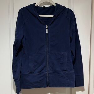 Roots Dark Blue Casual Hoodie